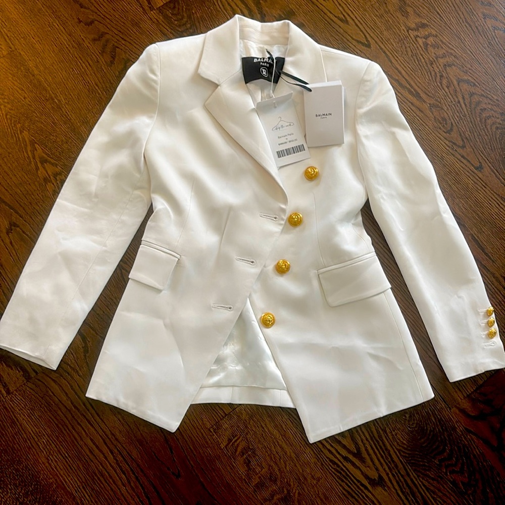 Balmain blazer kids size 10 nwt